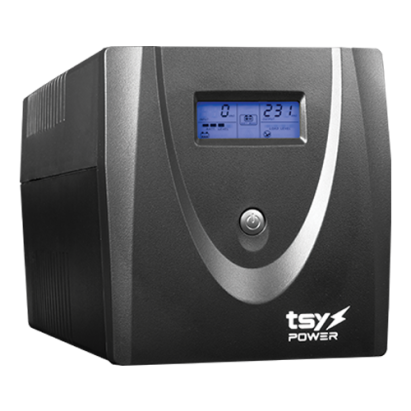 UPS TSY Power, 1200VA/720W, LCD, line interactive, 4 x Schuko TSY-MP-1K2-LCD SafetyGuard Surveillance
