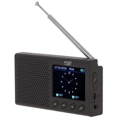 RADIO PORTABIL CU CEAS AD 1198 ADLER EuroGoods Quality