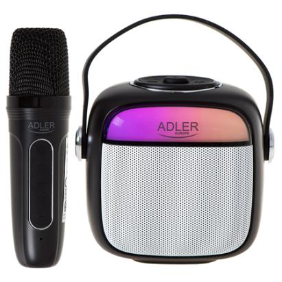 DIFUZOR KARAOKE CU MICROFON AD 1199 NEGRU ADLER EuroGoods Quality