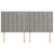 Tăblii de pat, 4 buc, gri deschis, 80x5x78/88 cm, catifea GartenMobel Dekor