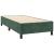 Pat box spring cu saltea, verde închis, 80x200 cm, catifea GartenMobel Dekor