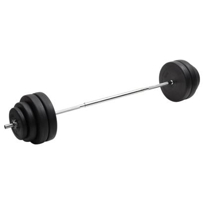 Set halteră ondulată cu greutăți, 60 kg GartenMobel Dekor