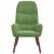 Scaun de relaxare, verde deschis, catifea GartenMobel Dekor