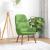 Scaun de relaxare, verde deschis, catifea GartenMobel Dekor