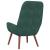 Scaun de relaxare, verde închis, catifea GartenMobel Dekor