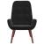 Scaun de relaxare, negru, catifea GartenMobel Dekor