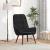 Scaun de relaxare, negru, catifea GartenMobel Dekor