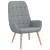Scaun de relaxare, gri deschis, material textil GartenMobel Dekor