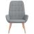 Scaun de relaxare, gri deschis, material textil GartenMobel Dekor