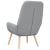 Scaun de relaxare, gri deschis, material textil GartenMobel Dekor