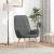 Scaun de relaxare, gri închis, material textil GartenMobel Dekor