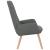 Scaun de relaxare, gri închis, material textil GartenMobel Dekor