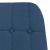 Scaun de relaxare, albastru, material textil GartenMobel Dekor
