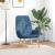 Scaun de relaxare, albastru, material textil GartenMobel Dekor