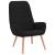 Scaun de relaxare, negru, material textil GartenMobel Dekor