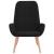 Scaun de relaxare, negru, material textil GartenMobel Dekor