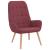 Scaun de relaxare, roșu vin, material textil GartenMobel Dekor