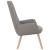 Scaun de relaxare, gri taupe, material textil GartenMobel Dekor