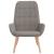 Scaun de relaxare, gri taupe, material textil GartenMobel Dekor