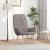 Scaun de relaxare, gri taupe, material textil GartenMobel Dekor