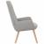 Scaun de relaxare Cloud Grey Fabric GartenMobel Dekor