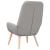 Scaun de relaxare Cloud Grey Fabric GartenMobel Dekor