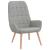 Scaun de relaxare Cloud Grey Fabric GartenMobel Dekor