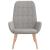 Scaun de relaxare Cloud Grey Fabric GartenMobel Dekor