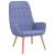 Scaun de relaxare, jeans albastru, material textil GartenMobel Dekor