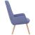 Scaun de relaxare, jeans albastru, material textil GartenMobel Dekor