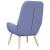 Scaun de relaxare, jeans albastru, material textil GartenMobel Dekor