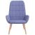 Scaun de relaxare, jeans albastru, material textil GartenMobel Dekor