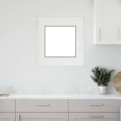 Fereastra de subsol 60x60 cm Rabatabil DIN Stânga Antracit GartenMobel Dekor