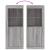 Servantă cu lumini LED, gri sonoma, 41x37x100 cm GartenMobel Dekor