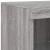 Servantă cu lumini LED, gri sonoma, 41x37x100 cm GartenMobel Dekor
