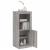 Servantă cu lumini LED, gri sonoma, 41x37x100 cm GartenMobel Dekor
