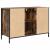 Dulap lavoar cu sertare stejar afumat 90x34,5x60 cm GartenMobel Dekor