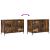 Dulap lavoar cu sertare stejar afumat 90x34,5x60 cm GartenMobel Dekor