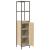 Dulap de baie cu rafturi Stejar Sonoma 36x35x165 cm GartenMobel Dekor