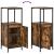 Dulap de baie cu rafturi stejar afumat 36x35x95 cm GartenMobel Dekor