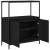 Dulap de baie cu rafturi Stejar negru 76,5x35x95 cm GartenMobel Dekor