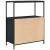 Dulap de baie cu rafturi Stejar negru 76,5x35x95 cm GartenMobel Dekor