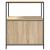 Dulap de baie cu rafturi Stejar Sonoma 76,5x35x95 cm GartenMobel Dekor