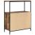 Dulap de baie cu rafturi stejar afumat 76,5x35x95 cm GartenMobel Dekor
