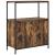 Dulap de baie cu rafturi stejar afumat 76,5x35x95 cm GartenMobel Dekor
