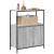 Dulap de baie cu rafturi Gri Sonoma 76,5x35x95 cm GartenMobel Dekor