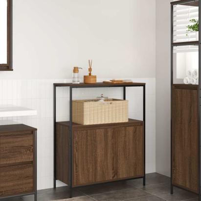 Dulap de baie cu rafturi Stejar maro 76,5x35x95 cm GartenMobel Dekor