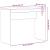 Birou Stejar negru 90x40x72 cm Lemn prelucrat GartenMobel Dekor