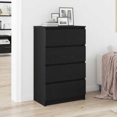 Bufetă Stejar negru 60x35x98,5 cm Lemn prelucrat GartenMobel Dekor