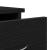 Dulap de perete Stejar negru 88x26x18,5 cm Lemn prelucrat GartenMobel Dekor